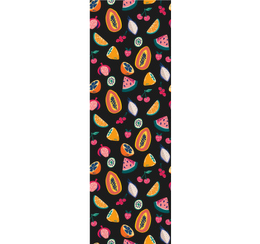 Rollo fenster küche mit fruchtigen mustern - TenStickers