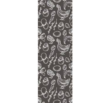 Rollo fenster küche im rustikalen stil - TenStickers