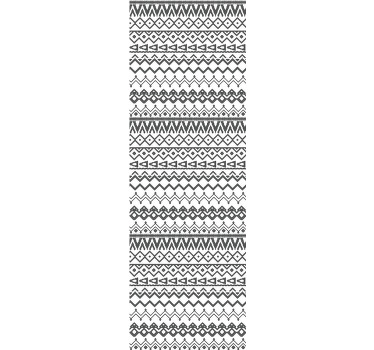 Estor enrollable cocina patrón tribal dibujado a mano - TenVinilo