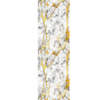 Rollo fenster küche elegantes grau und gold marmor - TenStickers