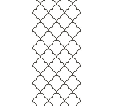 Estor enrollable cocina diseño geométrico marroquí - TenVinilo