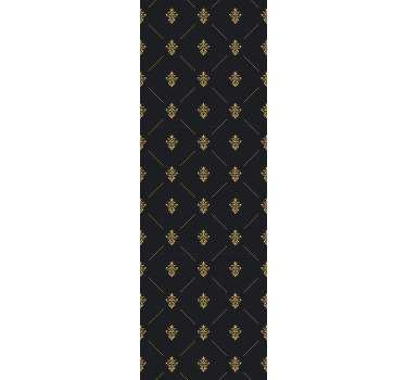 Rollo fenster küche elegante dunkle fliesen - TenStickers