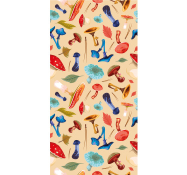 Rollo fenster küche waschzeichnung pilzset - TenStickers