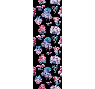 Rollo fenster küche set aus zauberpilzen - TenStickers