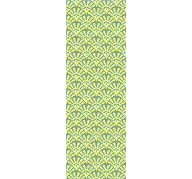 Rollo fenster küche im zitronenfarben 70er muster - TenStickers