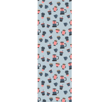 Blinds in a kitchen with coffee takeaway design - TenStickers