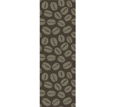 Blinds in a kitchen coffee beans dark - TenStickers