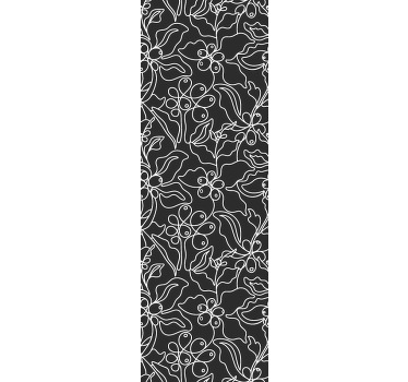 Blinds in a kitchen coffee art elegant pattern - TenStickers