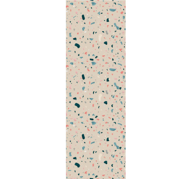 Rollo fenster küche mit handgemustertem terrazzo-muster - TenStickers