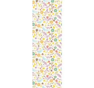 Rollo fenster küche mit typischem polnischen blumenmuster - TenStickers