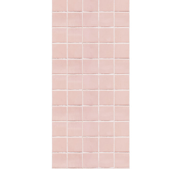 Estor enrollable cocina azulejos rosa suave - TenVinilo