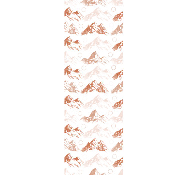 Rullegardin spisestue terrakottamønster - Tenstickers