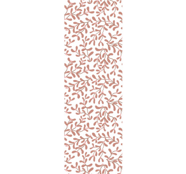Rullegardin spisestue terrakotta små blader - Tenstickers