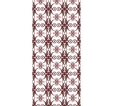 Rullegardin spisestue originalt design damask stil - Tenstickers