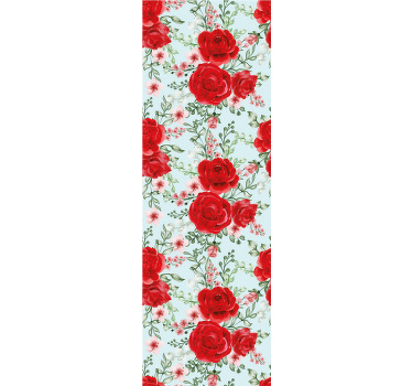 Rullegardin spisestue i grandmillenial blomsterstil - Tenstickers