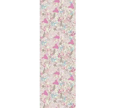 Rullegardin spisestue i blomstrete grandmillenial stil - Tenstickers