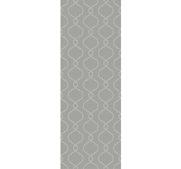 Rullegardin spisestue grå geometrisk hamptons mønster - Tenstickers