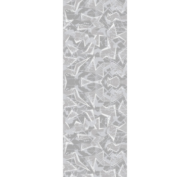 Rullegardin spisestue grå 80-talls grafikk - Tenstickers