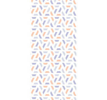 Rullegardin spisestue nordisk stil geometriske linjer - Tenstickers