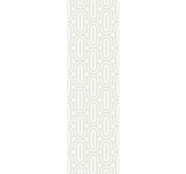 Rullegardin spisestue med grå geometriske linjer - Tenstickers