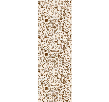 Estor enrollable comedor tradición del café italiano - TenVinilo