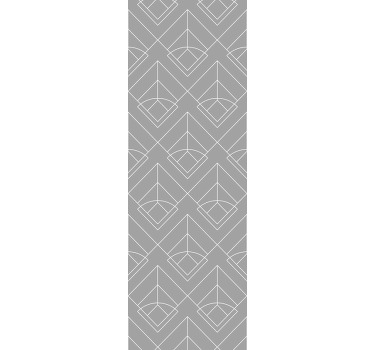 Estor enrollable comedor líneas blancas de lujo - TenVinilo