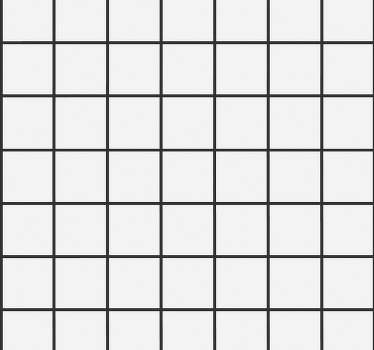 Store enrouleur salle à manger damier irrégulier - TenStickers