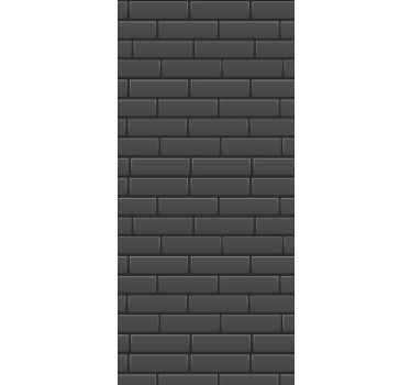 Dining room blind with concrete block texture - TenStickers