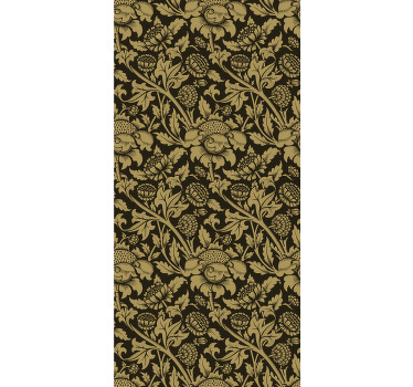 Rullegardin spisestue vintage fransk blomstermønster - Tenstickers