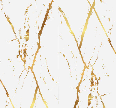 Store enrouleur salle à manger rayures marbre or - TenStickers