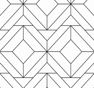 Rullegardin spisestue nordisk stil geometriske mønstre - Tenstickers