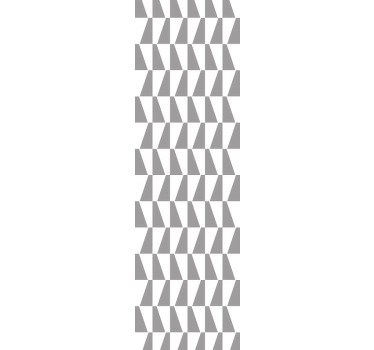 Estor enrollable comedor triángulos grises - TenVinilo