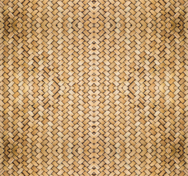 Estor enrollable comedor efecto tejido de bambú - TenVinilo