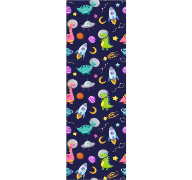 Cortina roller infantil aventura espacial - TenVinilo