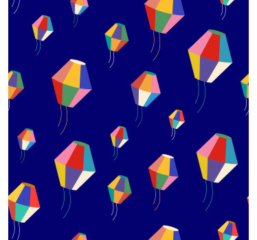 Estor enrollable infantil globos de aire caliente - TenVinilo