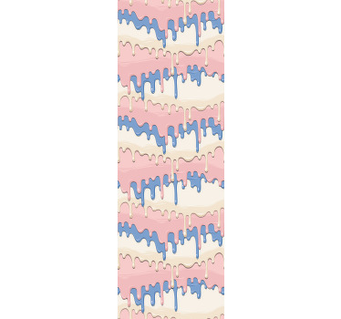 儿童盲人渐变水彩滴落 - TenStickers