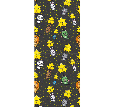 Store enrouleur pour chambre enfant animaux mignons volants - TenStickers