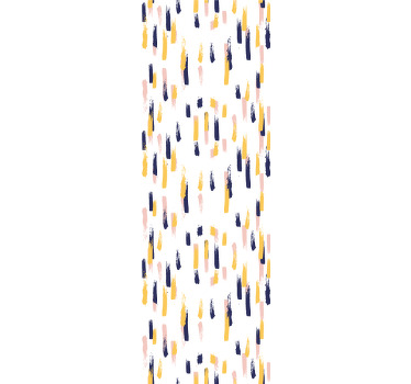 Estore de rolo infantil com traços modernos abstratos - TenStickers