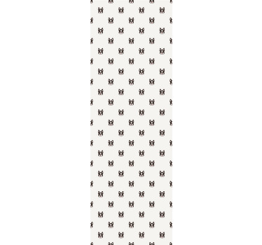 Rollo fenster kinderzimmer mit bulldoggen cartoon design - TenStickers