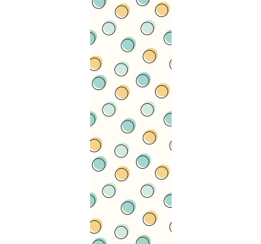 Store enrouleur pour chambre enfant à pois colorés - TenStickers