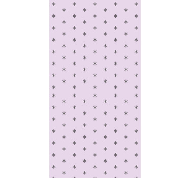 Zavjese za dječju sobu sivo minimalističke zvijezde - TenStickers