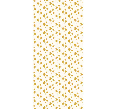 Zavjese za dječju sobu zlatne zvijezde u neredu - TenStickers