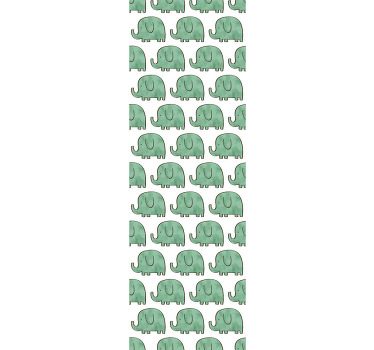 Store enrouleur pour chambre enfant motifs éléphants mignons - TenStickers