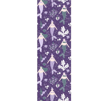 Rollo fenster kinderzimmer meerjungfrauen spritzer - TenStickers