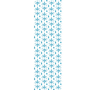 Rollo fenster kinderzimmer im nordischen stil blau - TenStickers