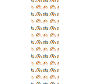 Kinderkamer rolgordijn herfstregenbogen - TenStickers