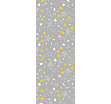 Rollo fenster kinderzimmer pantone sterne - TenStickers