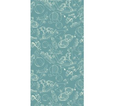 Rollo fenster kinderzimmer mit baby-elefanten - TenStickers