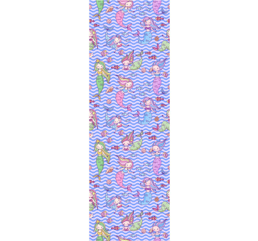 Zavjese za dječju sobu sirene - TenStickers