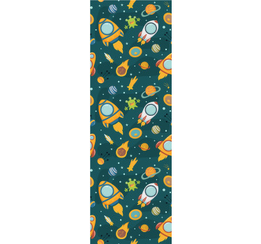 Zavjese za dječju sobu s veselih vanzemaljcima - TenStickers